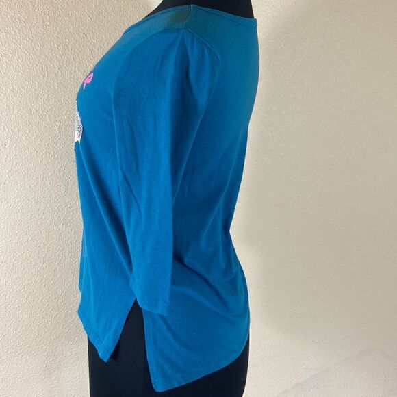 4/$30 Arizona Jean Co Blouse Size L (14) - Picture 6 of 16